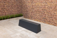 Banc Standard en anthracite laqué