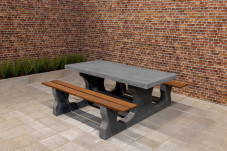 Picnic table DeLuxe Anthracite-Concrete