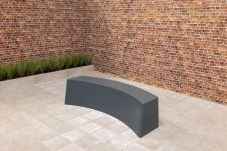 Bench standard oval anthracite